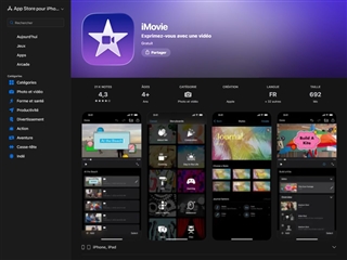 Apple : IMovie
