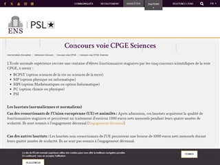 Concours ENS