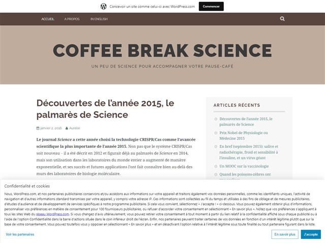 Coffee Break Science | Netguide