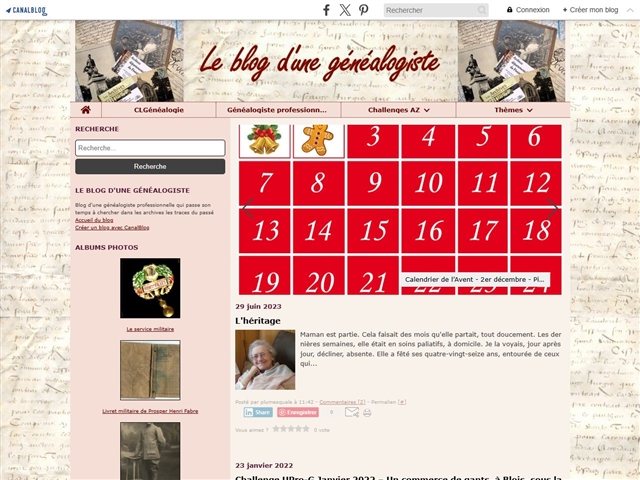 Le blog d'un généalogiste