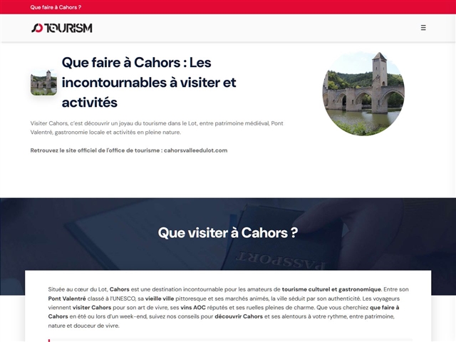 Cahors (46000) - office de tourisme