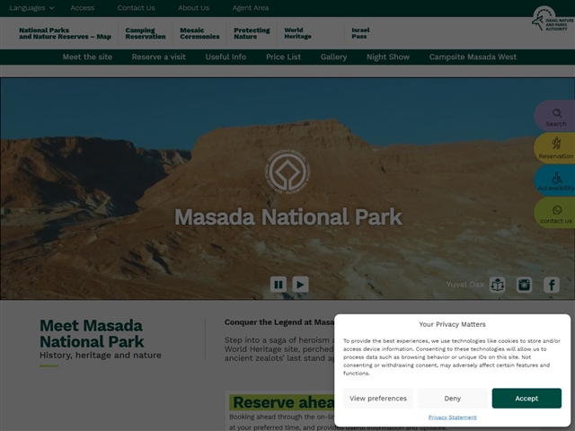 Parc National de Masada