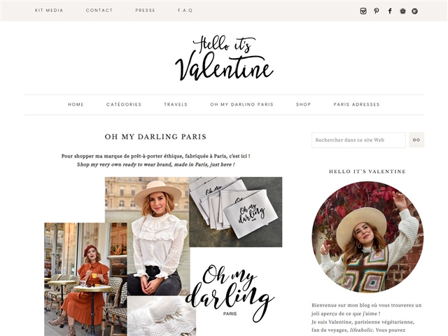 Hello it's Valentine : Mode Ethique Made in Paris