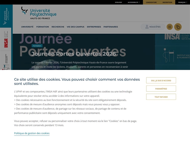 Université de Valenciennes et du Hainaut-Cambrésis