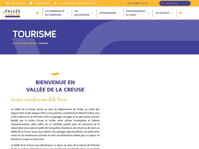 Argenton-sur-Creuse (36200) - office de tourisme