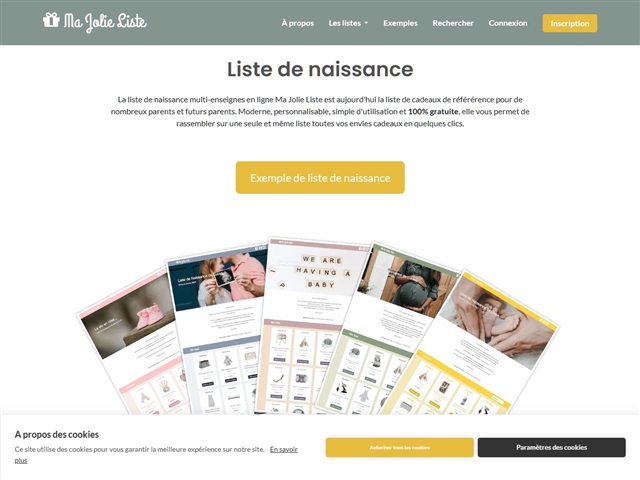 Ma Jolie Liste : Liste de naissance