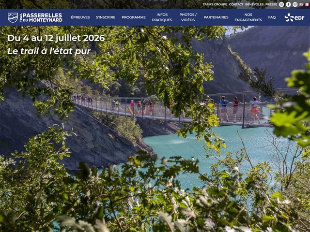 Trail des passerelles du Monteynard