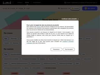 Lumni : Tous les jeux