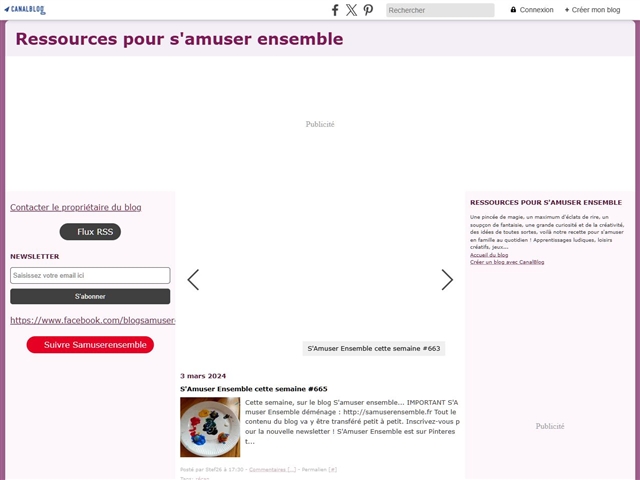 Resources pour s'amuser ensemble