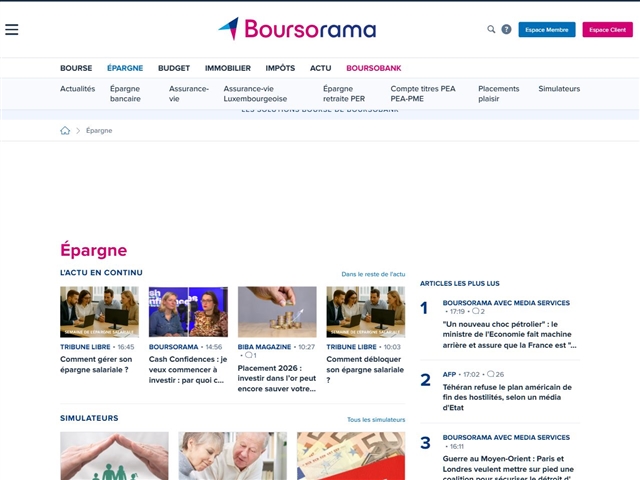 Boursorama : Patrimoine