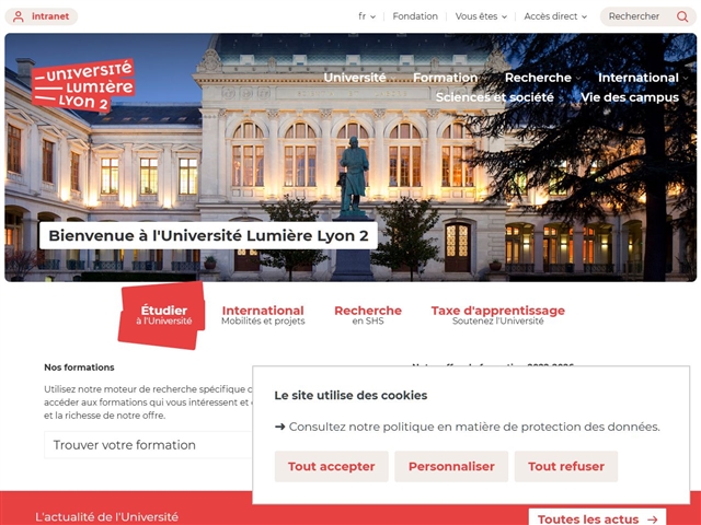 Université Lumière - Lyon 2 | Netguide