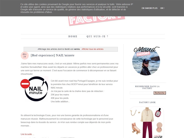 Cosmeto Factory : Vernis