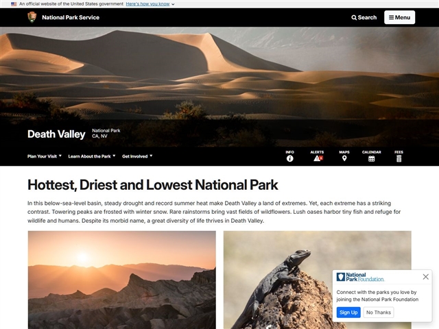 Parc National de la Vallée de la Mort