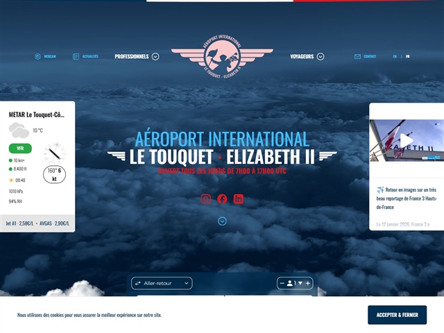 Aéroport Le Touquet Côte d'Opale