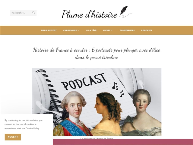Plume d'Histoire : Podcast Histoire de France