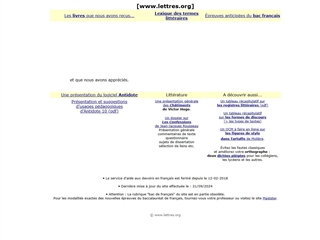 Lettres.org