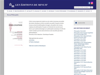 Revue Philosophie