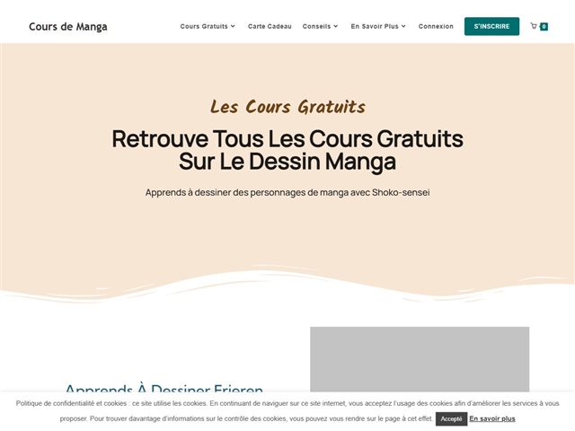 Cours de Manga : Cours gratuits