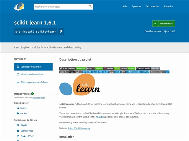 Librairie SciKit-Learn