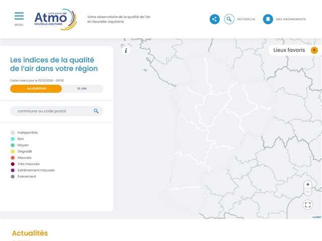 Nouvelle-Aquitaine : ATMO