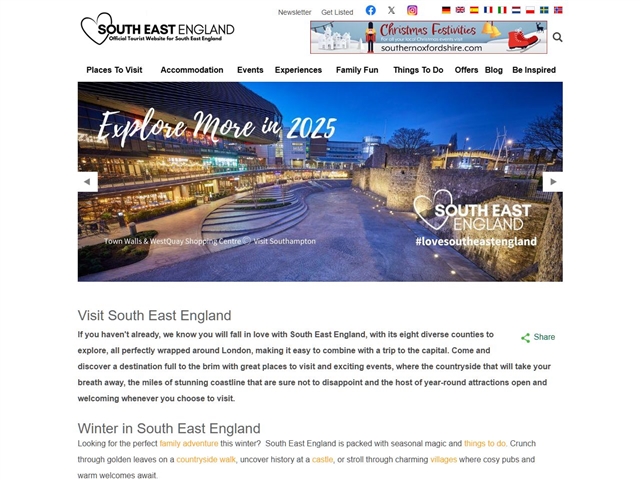 Tourisme dans le Sud-Est de l'Angleterre