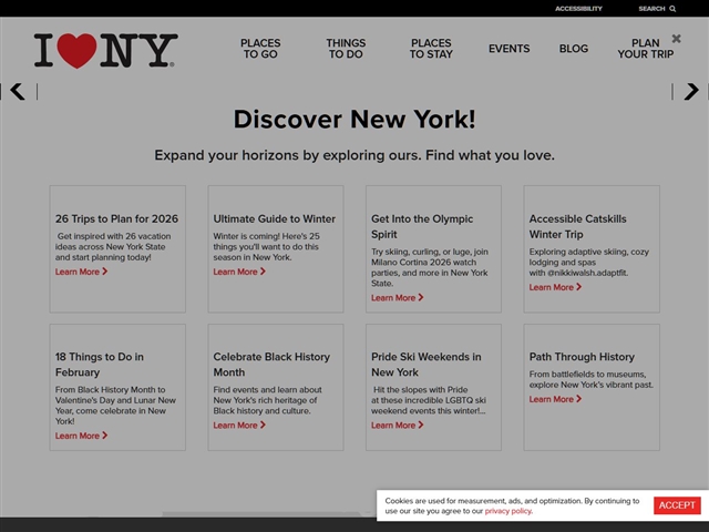 Tourisme à New York et dans l'État de New York