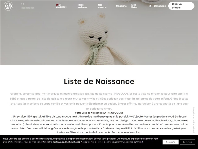 The Good List : Liste de naissance