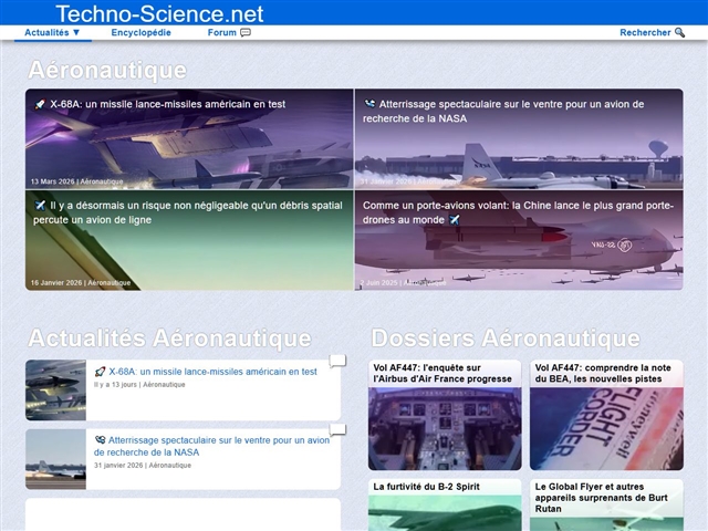 Techno-Science : Aéronautique