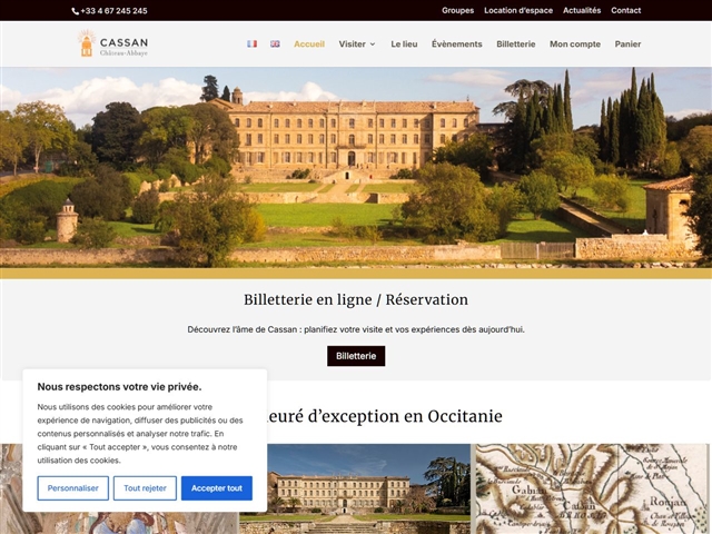 Château - Abbaye de Cassan