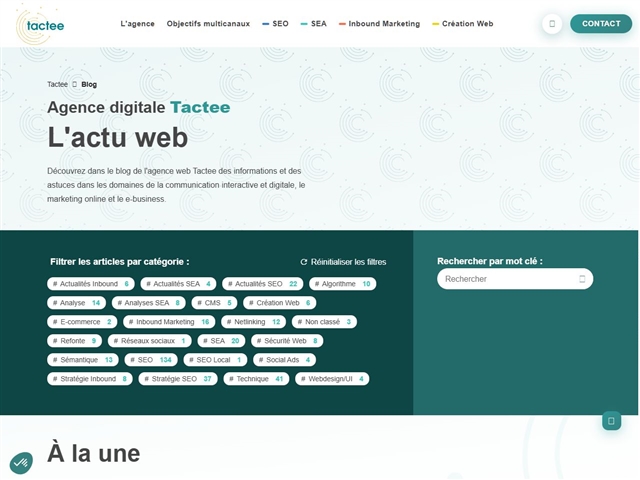 Tactee : Blog