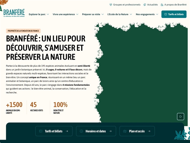 Parc animalier et botanique de Branféré