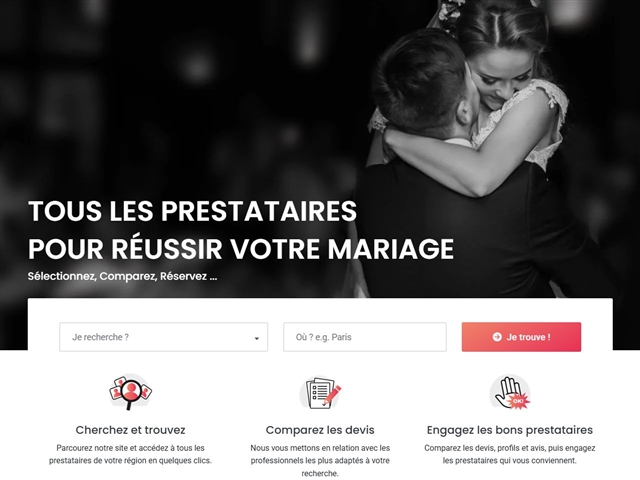 Le site du mariage