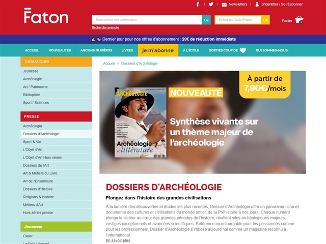 Dossiers d'Archéologie