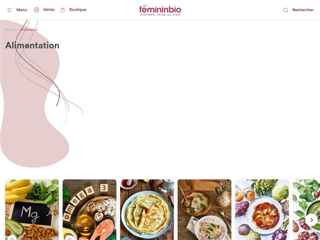 Féminin Bio : Recettes