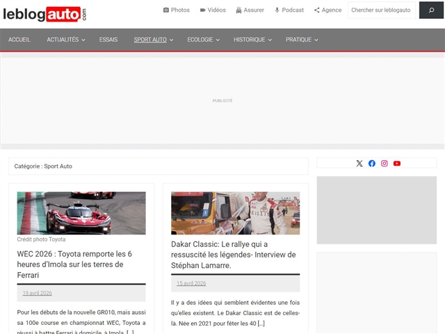 Le Blog Auto : Sport auto