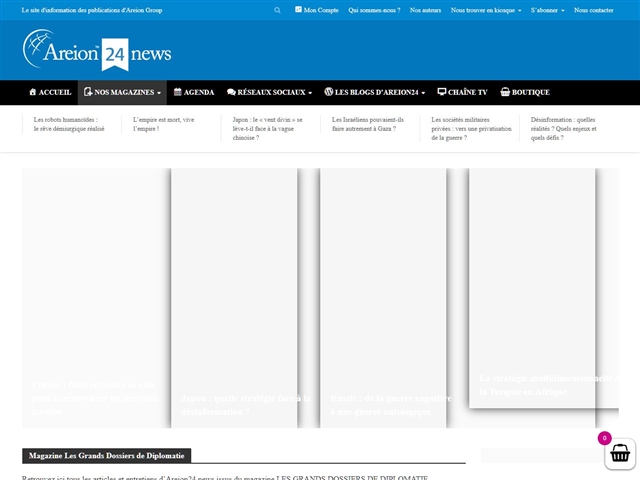 Areion 24 News : Grands Dossiers de Diplomatie