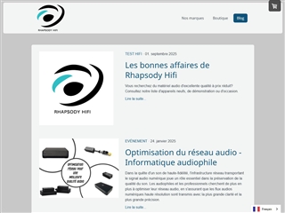Rhapsody Hifi : Blog
