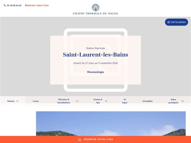Station thermale de Saint-Laurent-les-Bains