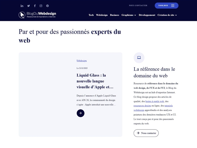 Blog du webdesign