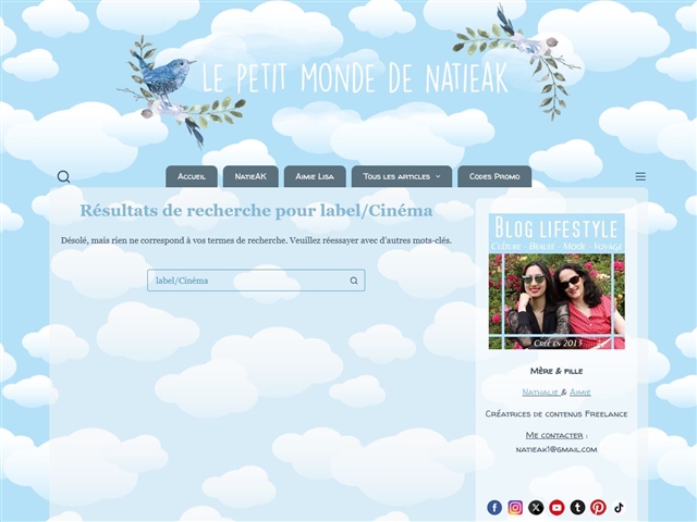 Le Petit Monde de NatieAK : Cinéma