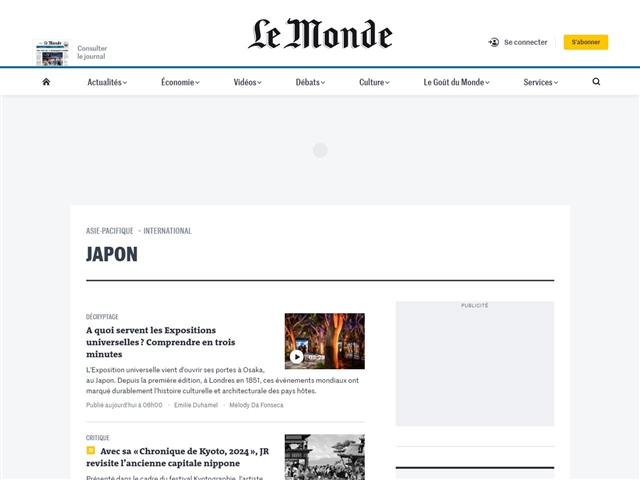 Le Monde : Japon