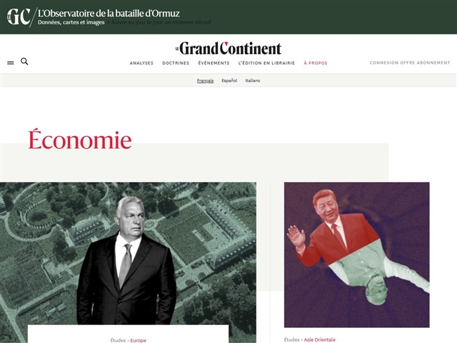 Le Grand Continent : Économie