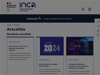 Institut National du Cancer : Actualités