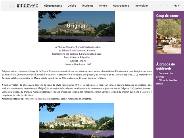 Grignan (26230) - office de tourisme