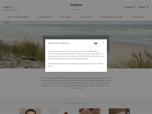 Thalassa Sea & Spa Le Touquet