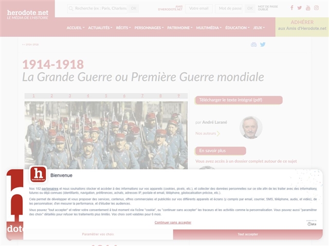 Herodote : La Grande Guerre