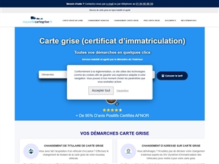 Nouvelle Carte Grise.fr