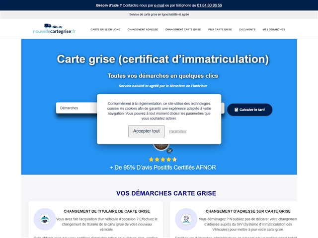 Nouvelle Carte Grise.fr