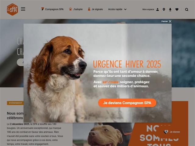 Société Protectrice des Animaux (SPA)