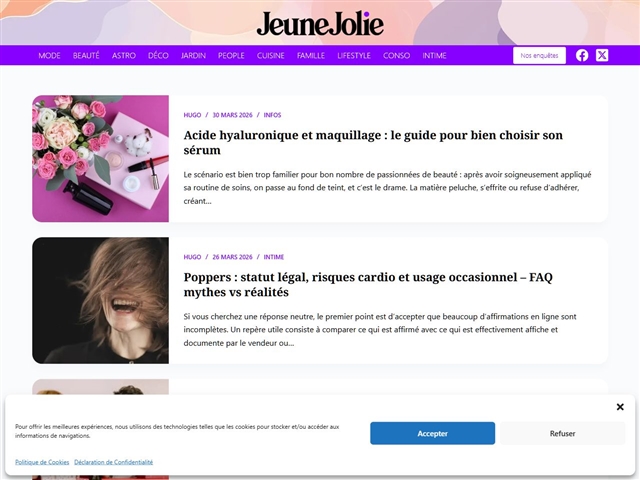 Jeune et Jolie